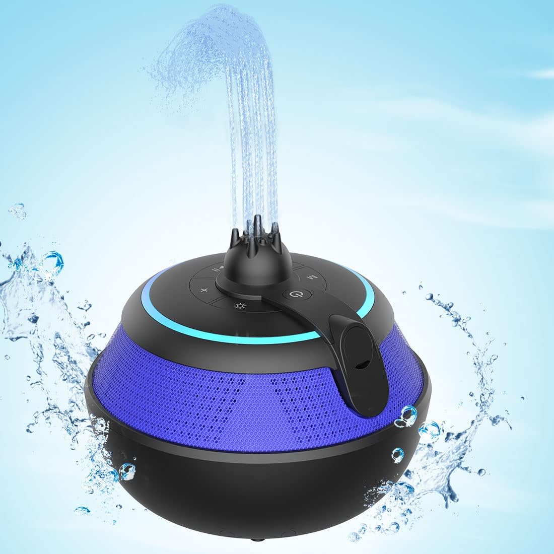 Foifope Pool Speaker Floating Waterproof Bluetooth Shower Speakers