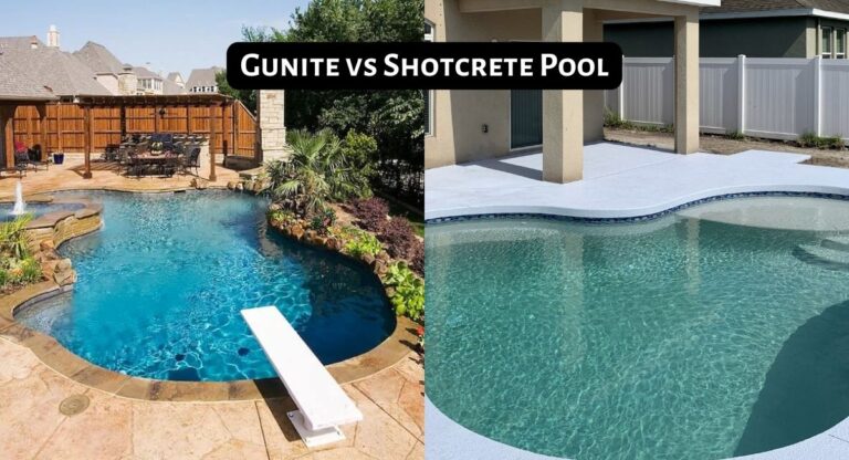 Gunite vs Shotcrete Pool