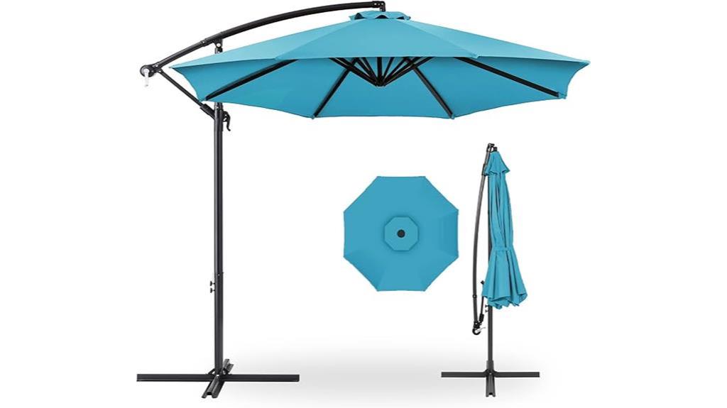 10ft offset patio umbrella