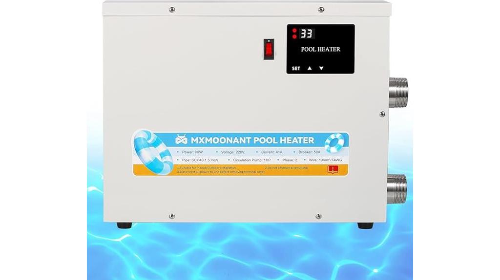 11kw mxmoonant pool heater