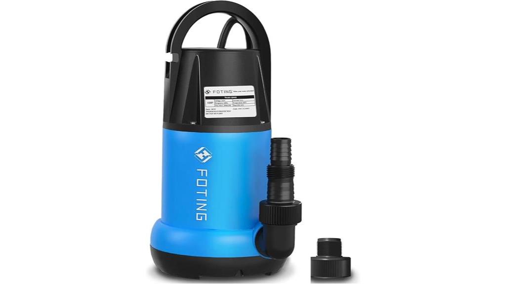 1hp submersible water pump