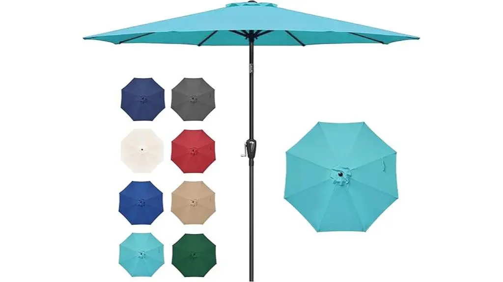 5 Best Umbrellas for Pool Sun Shelves to Keep You Cool and Protected 9ft outdoor patio umbrella
