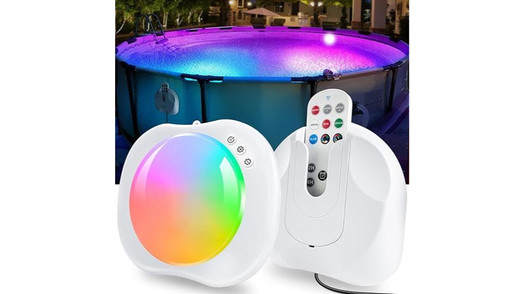 above ground pool lighting