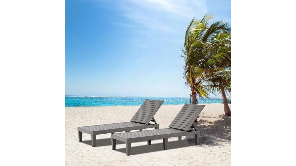 adjustable outdoor lounge chairs