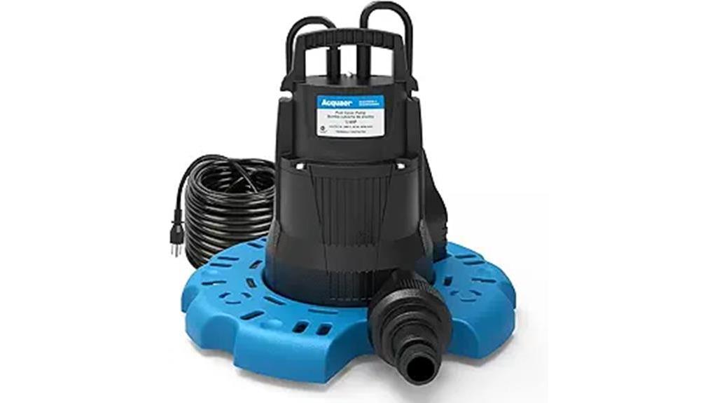 automatic pool cover pump