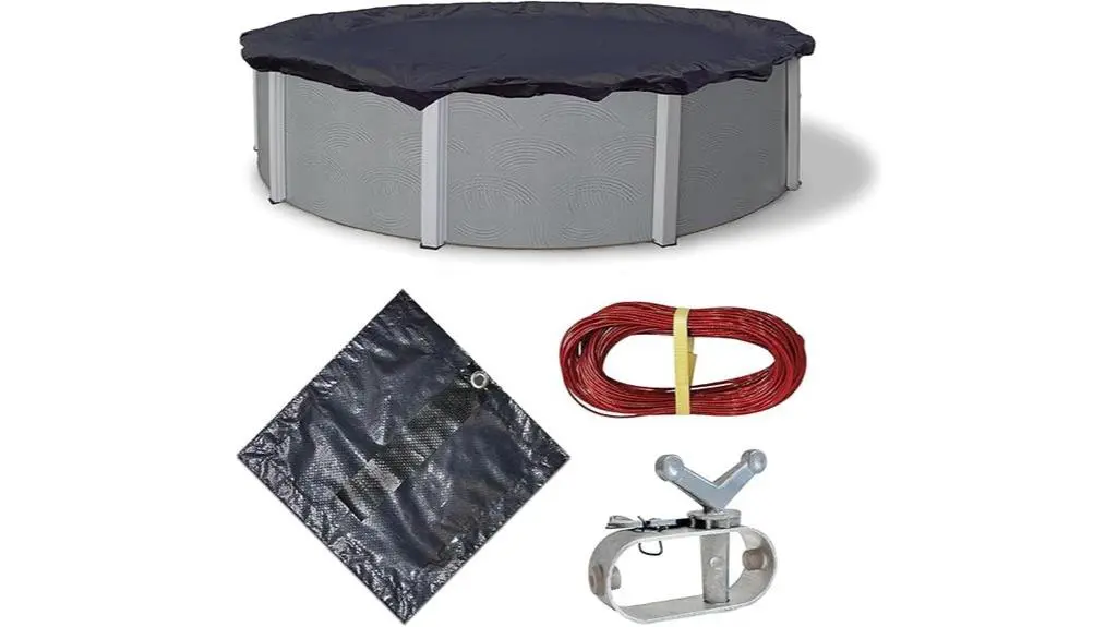 5 Best Pool Covers for Above Ground Pools: Keep Your Water Clean and Safe bronze winter pool cover