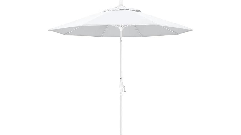 california 9 aluminum umbrella