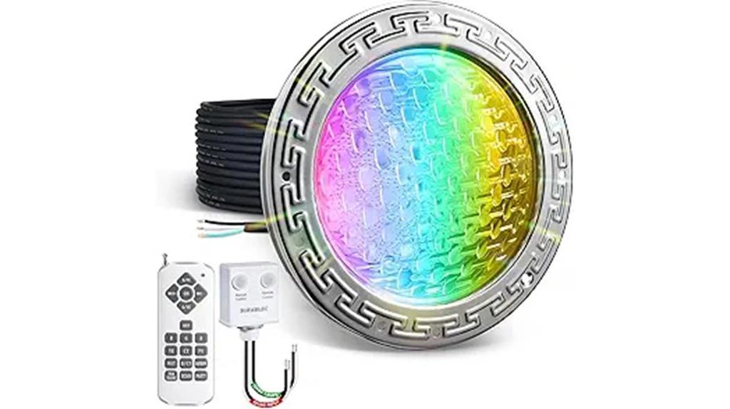 color changing led pool light