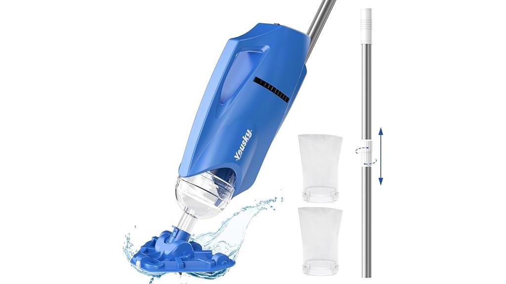 cordless handheld pool vacuum