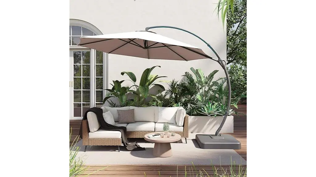 The 5 Best Pool Deck Umbrellas to Keep You Cool and Stylish This Summer deluxe cantilever patio umbrella