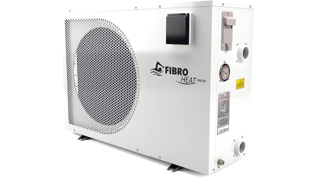 fibropool 70 000 btu heat pump