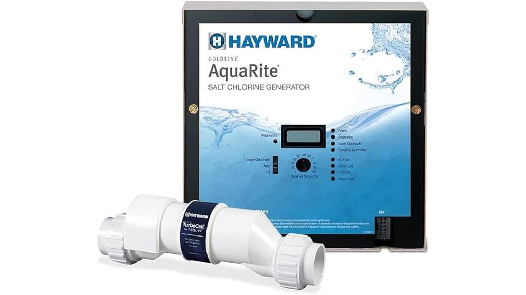 hayward aquarite salt chlorinator