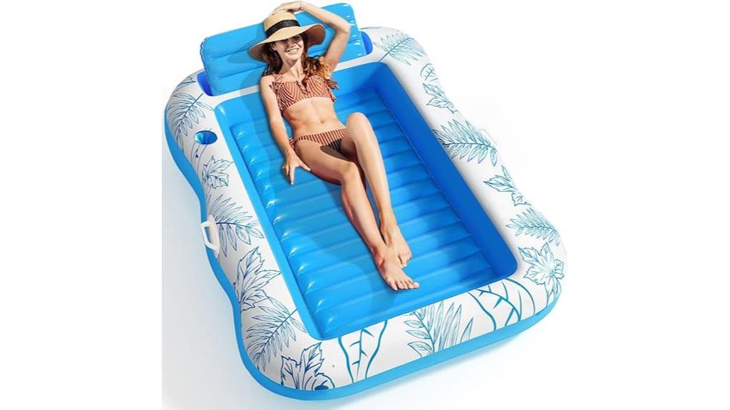 inflatable adult pool float