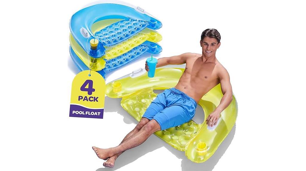 inflatable chair with cupholders