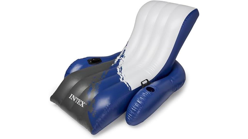 inflatable pool float recliner