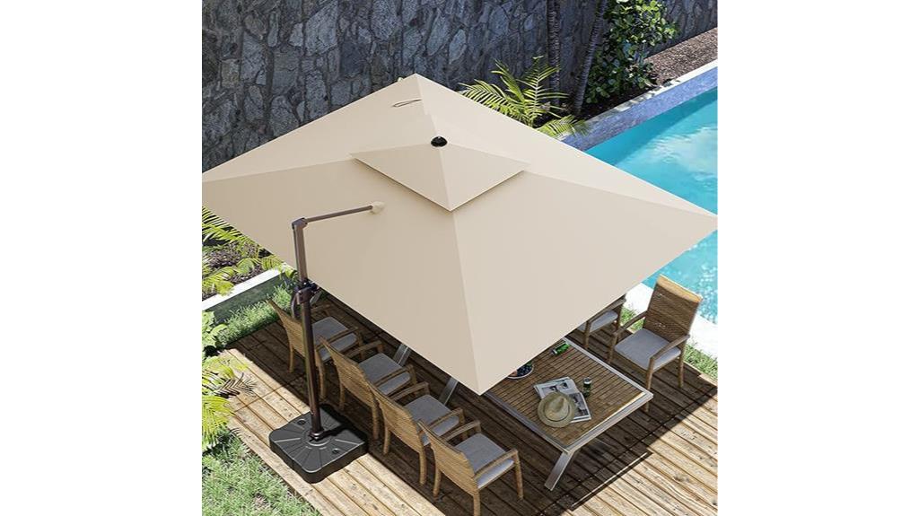 large cantilever patio umbrella