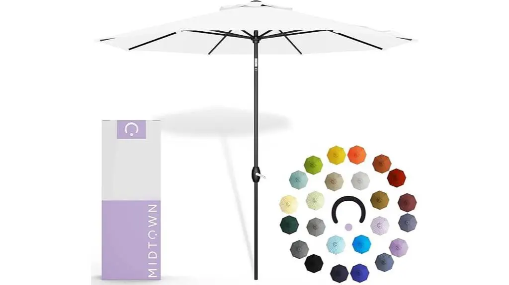 The 5 Best Pool Umbrellas of 2024: Shade and Style for Your Backyard Oasis midtown 9 feet umbrella