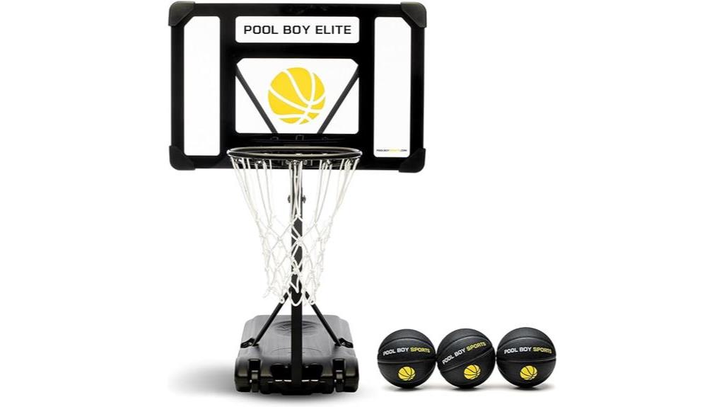 pool basketball hoop set