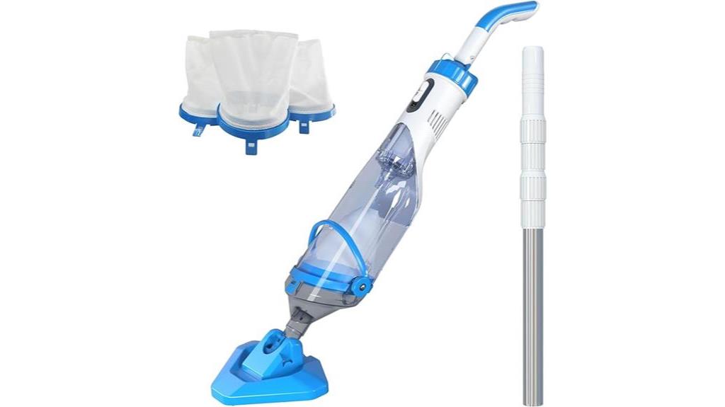 powerful cordless pool vacuum