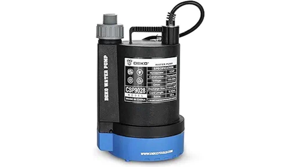 powerful submersible water pump