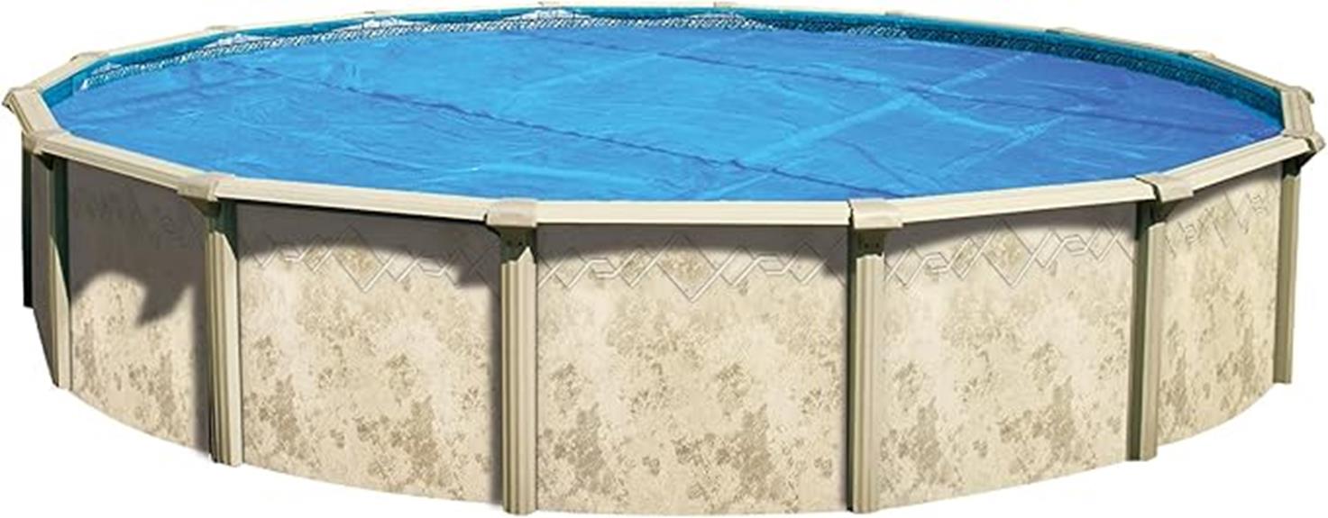 premium blue solar pool cover