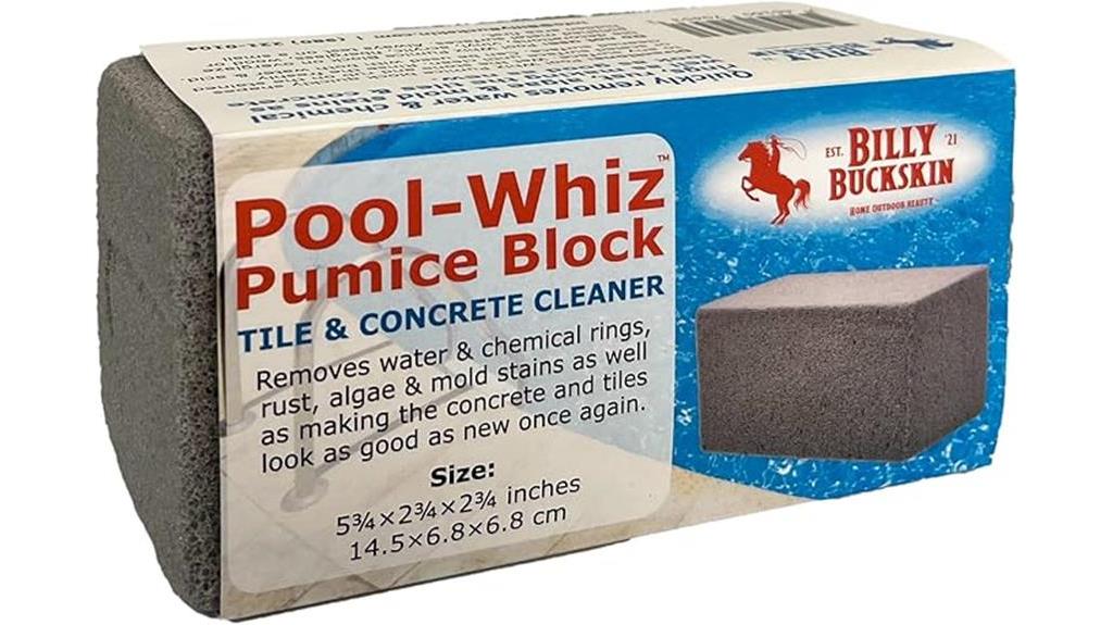 pumice block for pool cleaning