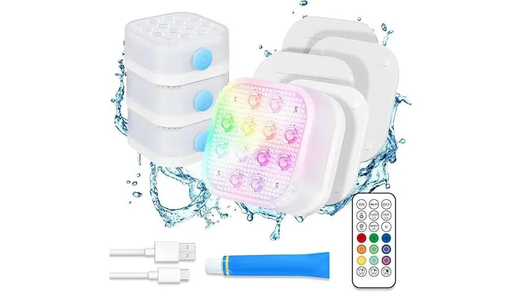 5 Best LED Pool Lights to Illuminate Your Summer Nights rechargeable submersible pool lights