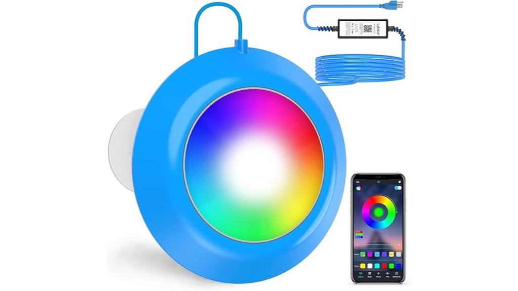 smart waterproof led pool lights