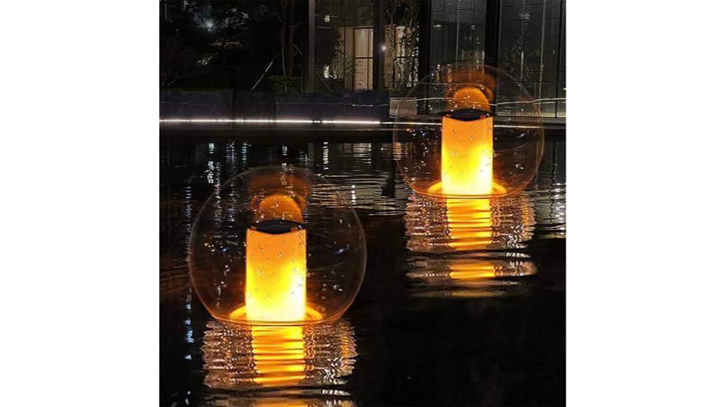 solar floating pool lights