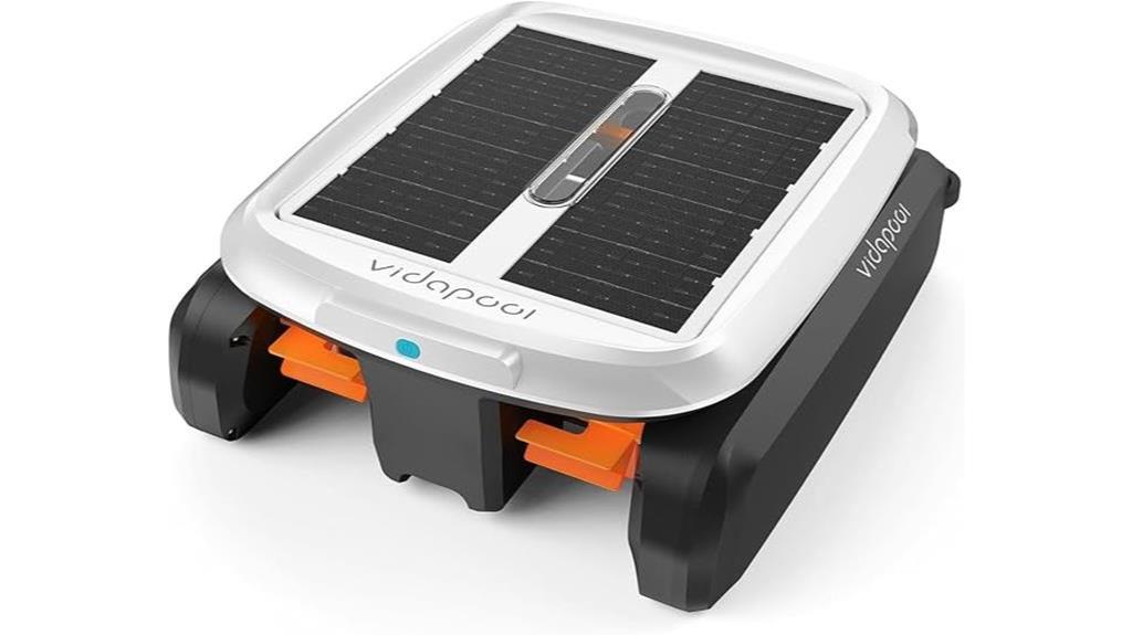 solar powered robotic pool cleaner