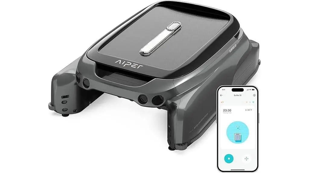 The 5 Best Robotic Pool Skimmers of 2024 - Dive Into Sparkling Clean Water solar powered robotic pool skimmer