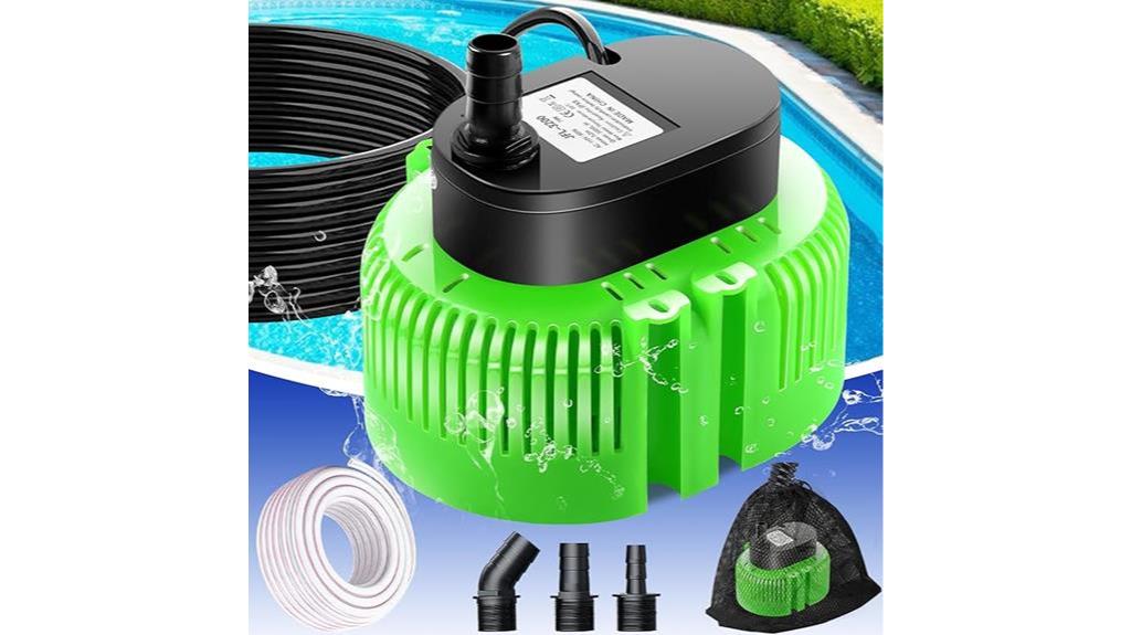 submersible pump for pools