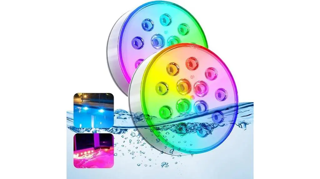 5 Best LED Pool Lights to Illuminate Your Summer Nights upgraded rechargeable led pool lights