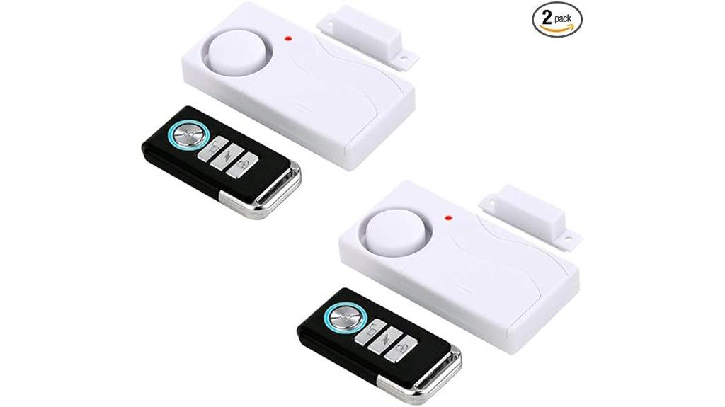 wireless door alarms set