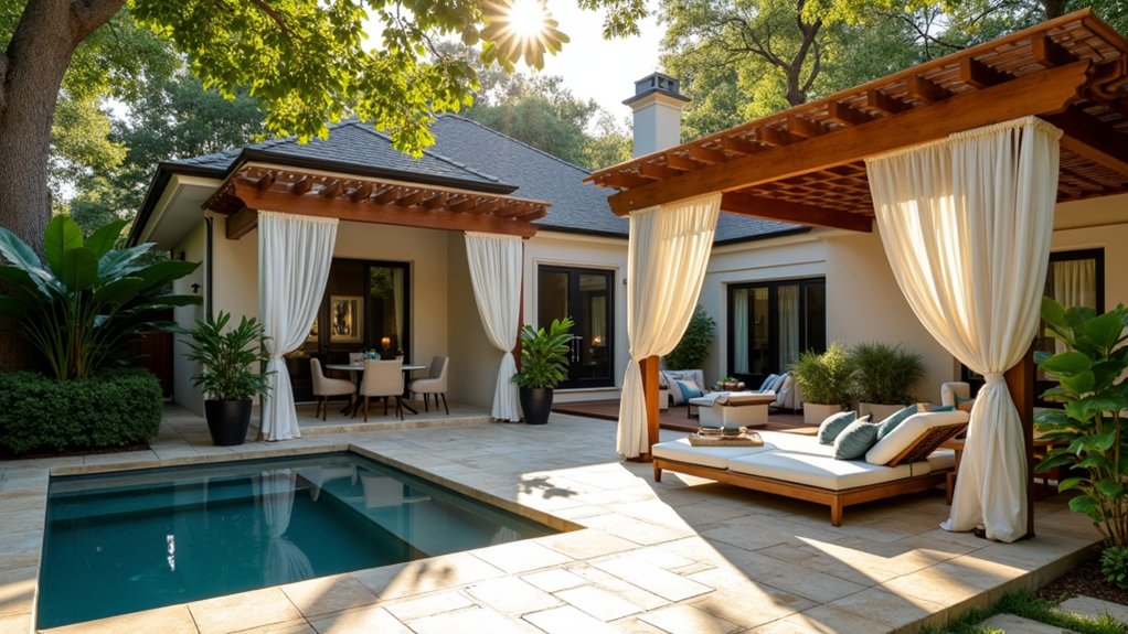 19 Smart Pool Deck on a Budget Ideas That Look Expensive affordable stylish shade solution
