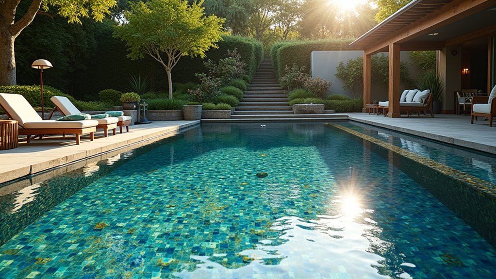 23 Inground Pool Design Ideas That Define Luxury Living artistic mosaic pool designs