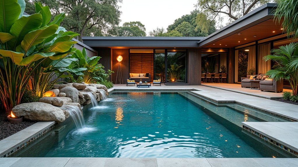 23 Creative Pool Landscaping Inspiration Ideas to Spark Your Vision artistic pool landscape transformation