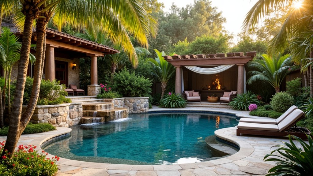 15 Dreamy Backyard Pool Landscaping Ideas For Every Style - Love Gunite ...