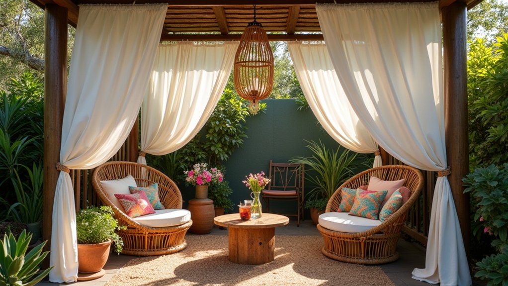 19 Airy Pool Deck Gazebo Ideas That Invite You to Lounge bohemian outdoor relaxation haven