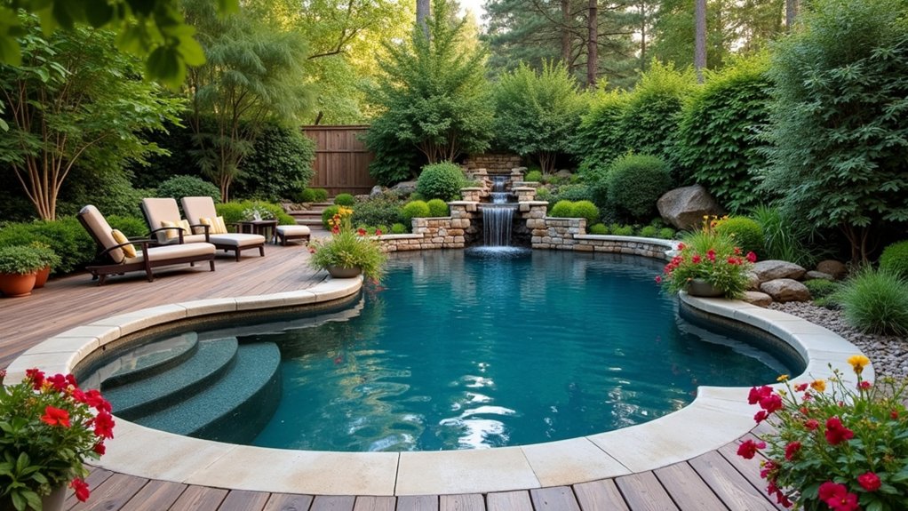 20 Gorgeous Small Backyard Pool Ideas for Compact Spaces charming backyard retreat oasis