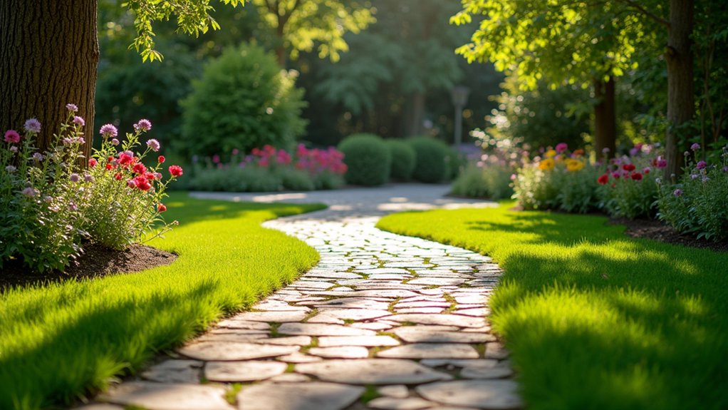 21 Creative Cheap Pool Deck Ideas That Still Shine charming diy paver pathway