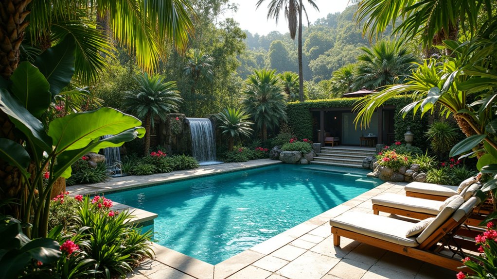 20 Elegant Swimming Pool Design Ideas for Every Home charming garden pool paradise
