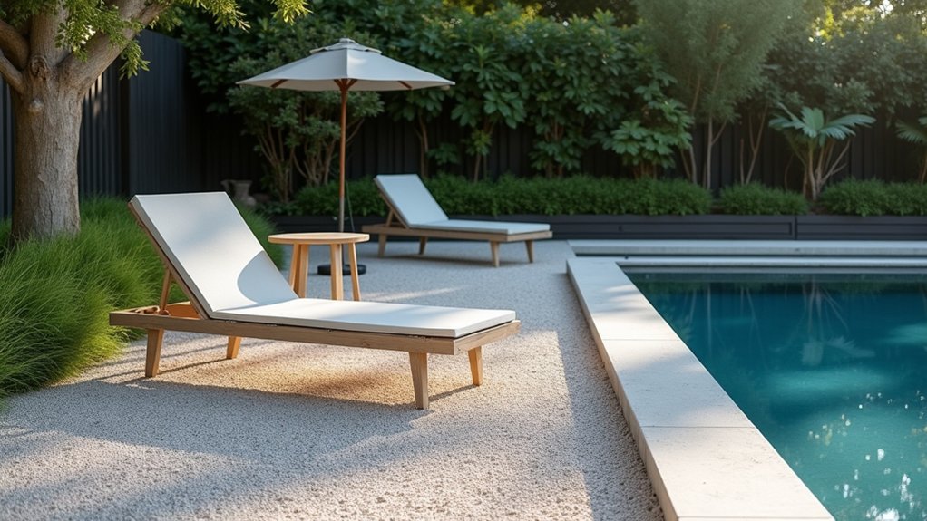 23 Creative Pool Ideas on a Budget That Still Look Luxurious chic gravel poolside transformation
