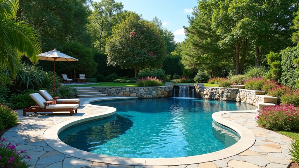 20 Classic Pool Design Ideas That Never Go Out of Style chic kidney shaped pool design