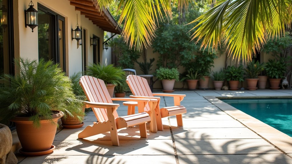 23 Cozy Pool Deck Decorating Ideas With Seating Areas for Relaxation classic comfort by the pool
