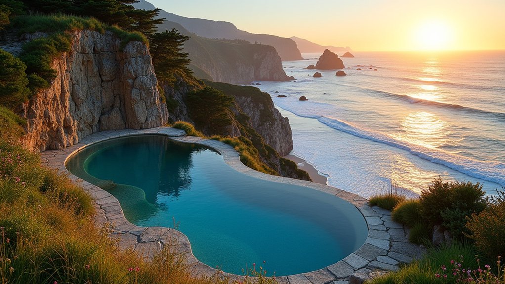 23 Natural Pool Design Ideas That Feel Earthy and Serene clifftop infinity pool elegance