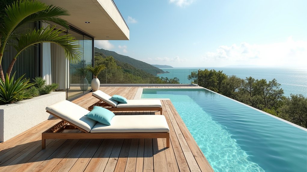 coastal chic backyard design