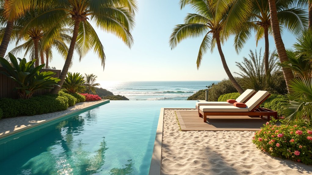 23 Creative Pool Landscaping Inspiration Ideas to Spark Your Vision coastal relaxation and decor