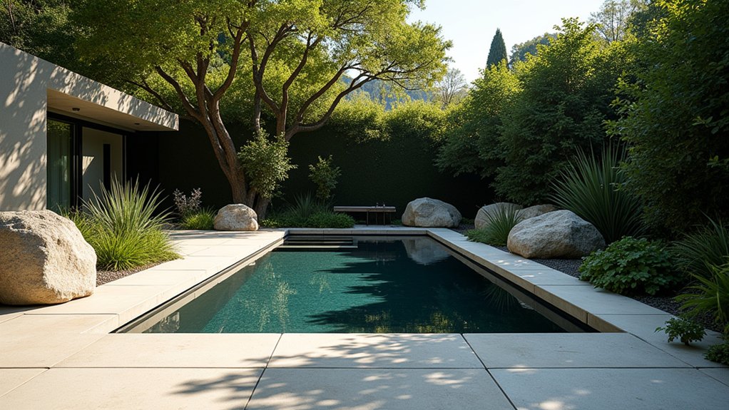20 Inground Pool Ideas to Elevate Your Outdoor Living compact luxury backyard oasis