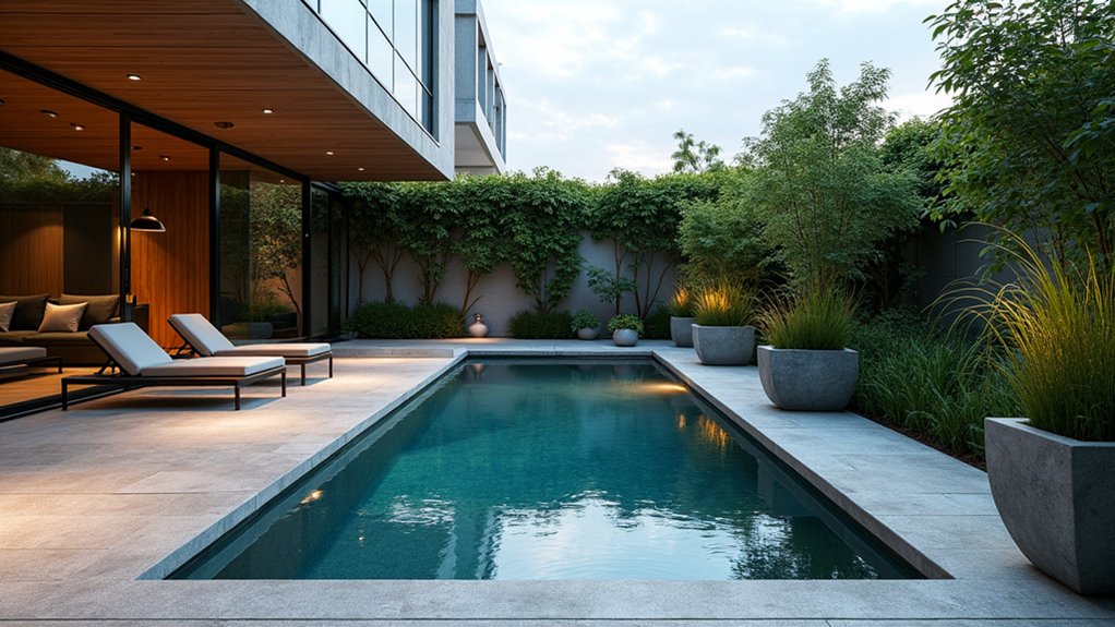 20 Outdoor Pool Design Ideas for Open-Air Relaxation compact oasis for relaxation
